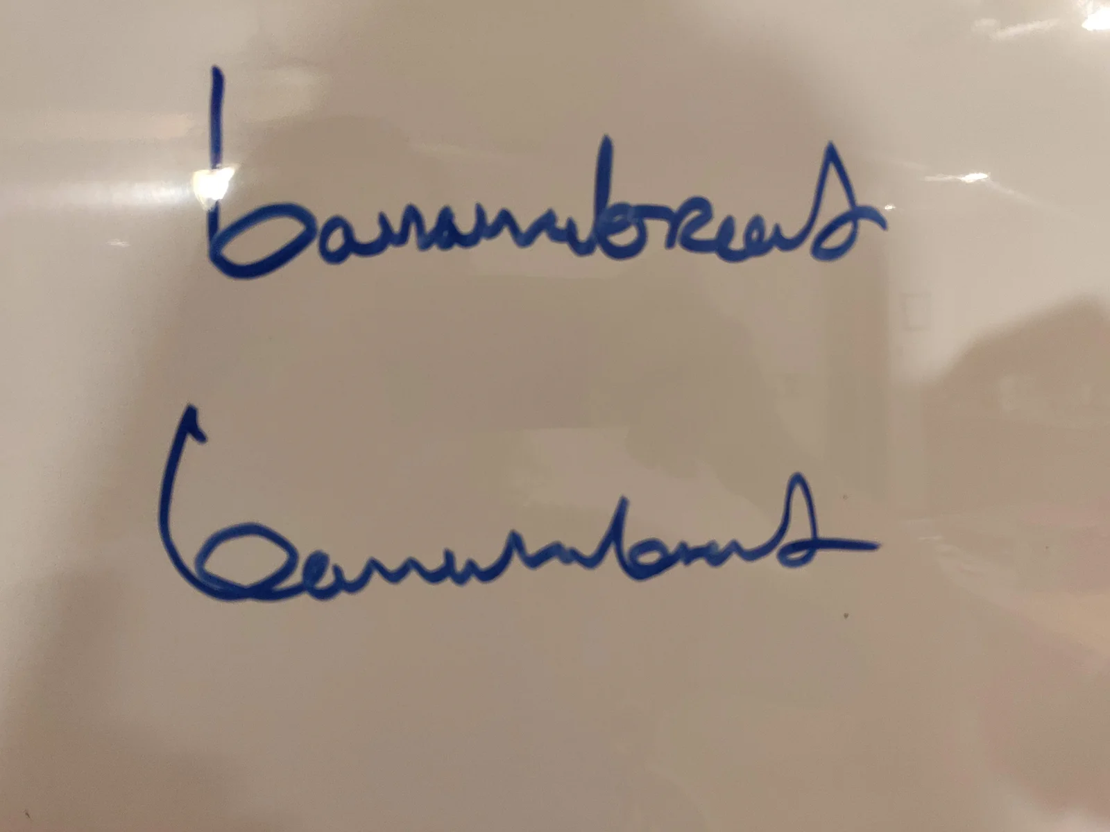 Original bananabread lettering study