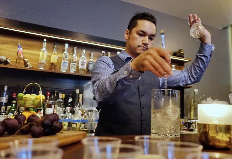 George Kaiho at Jettison during the Martini Edition. Source: Brad Murano’s April 22, 2019 post.