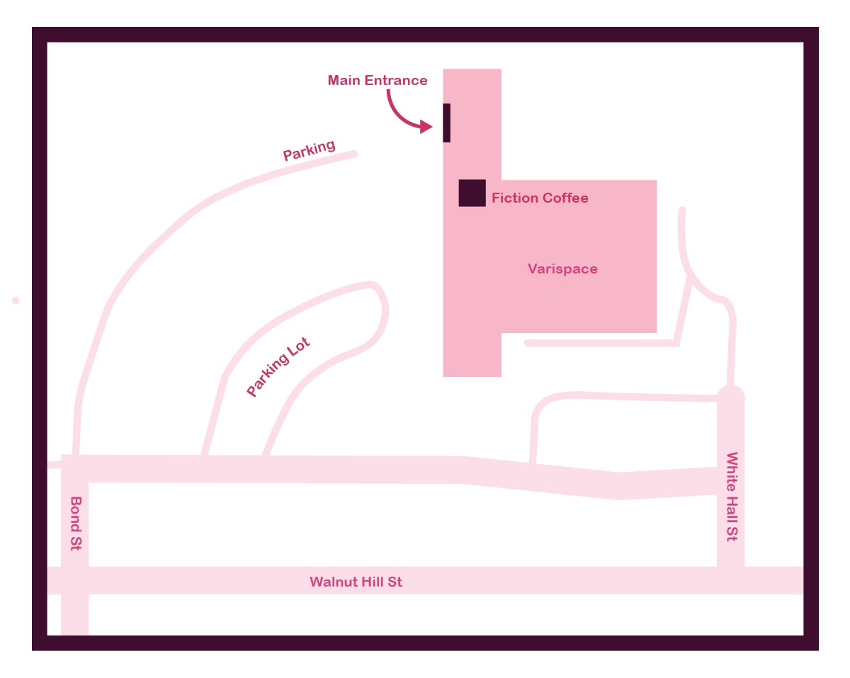 Archive pickup map for Fiction Coffee at Varispace.