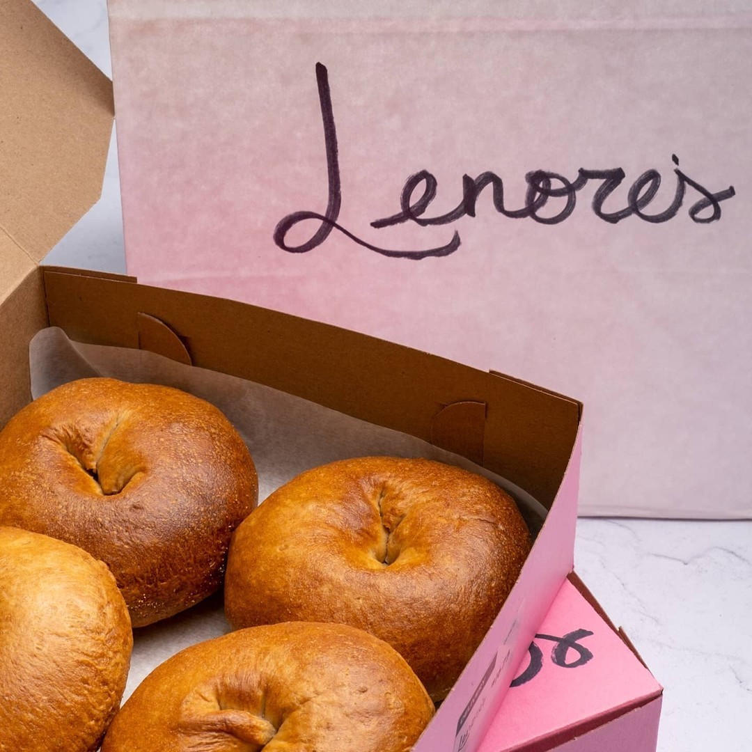 Lenore’s bagels in their original packaging