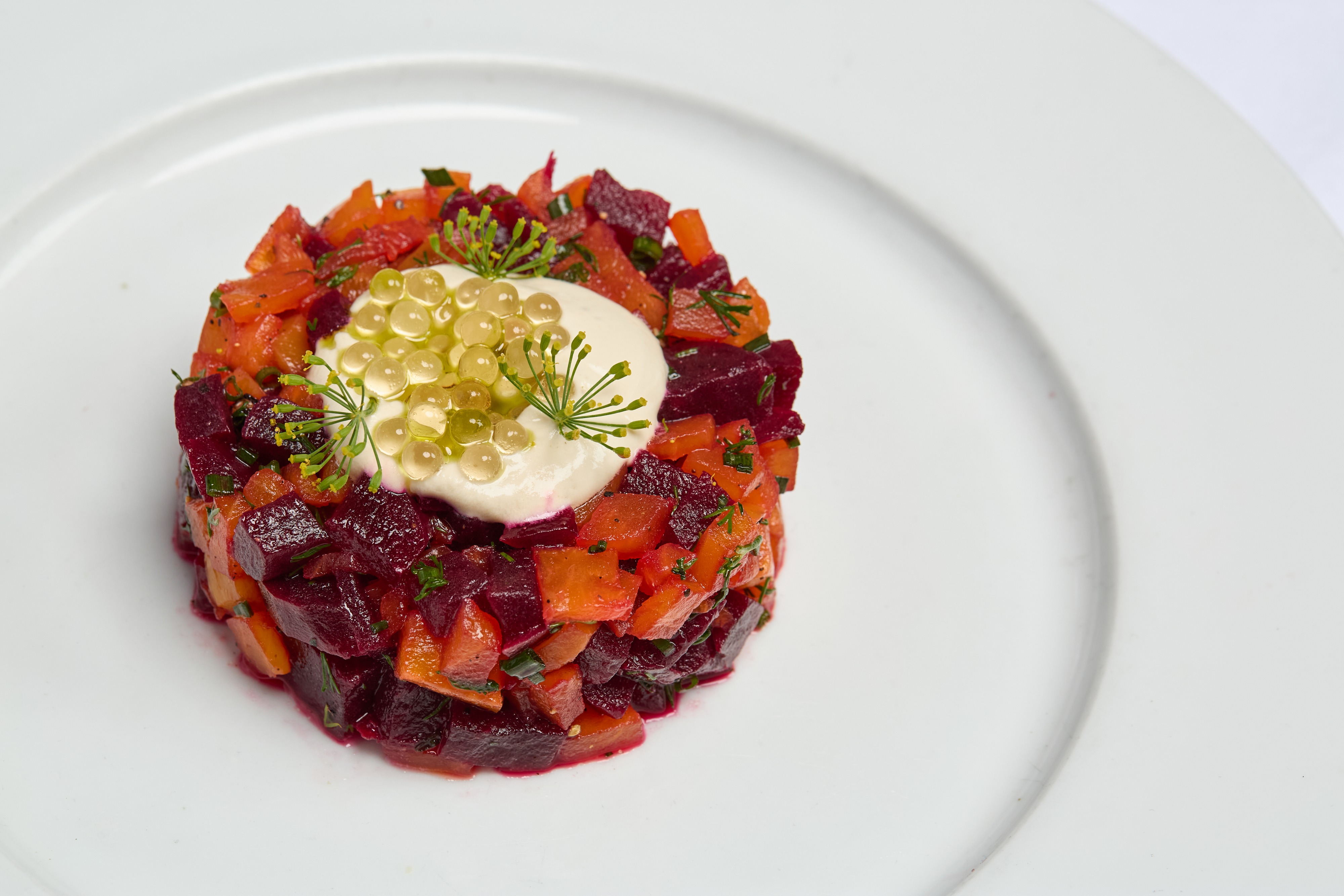 Roasted Beet Tartare at Saint Martin's Wine Bistro