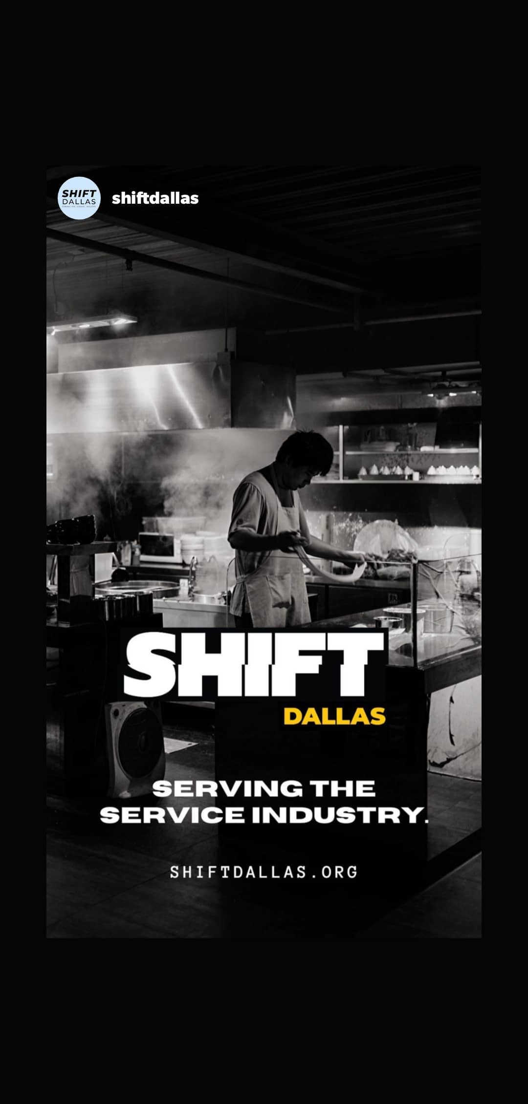 Serving the service industry · March 2020. Shift graphics: Wax on Paper.