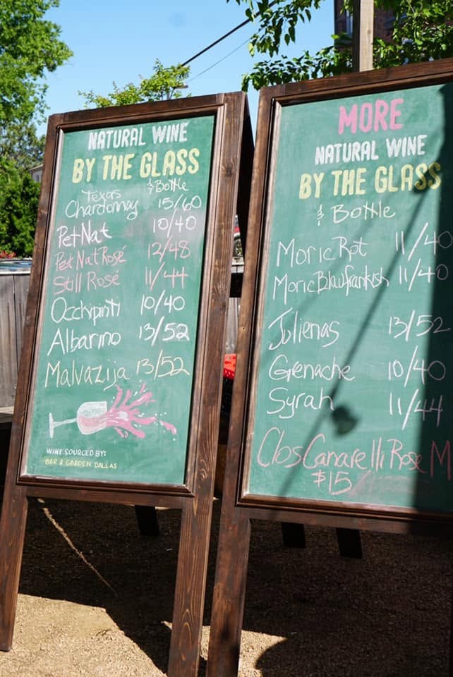 The wine boards in use. Photograph: Lisa Nguyen.